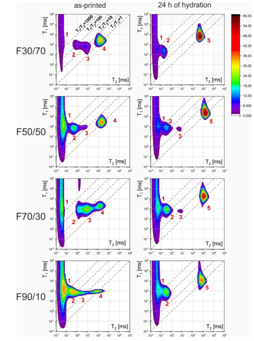 前沿应用|低场时域核磁共振（LF- NMR）助力 3D 打印盐酸罗匹尼罗 DDS：基于 T₁-T₂图谱解析双向传质与药物释放